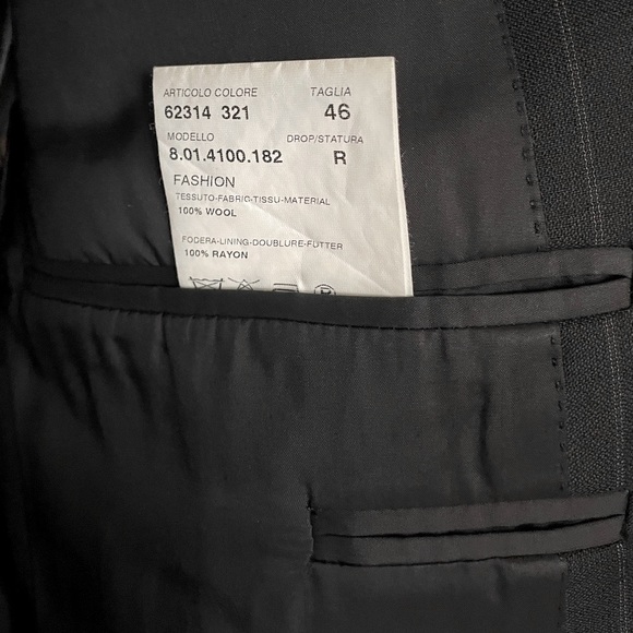 Barney’s New York wool suit. Taglia 46 R. - Picture 5 of 5